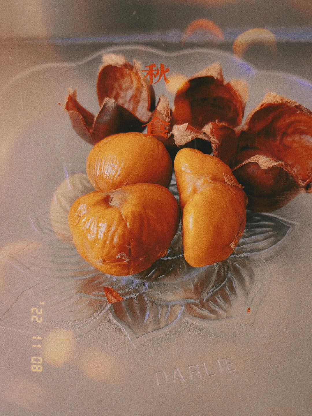 栗子红茶戚风蛋糕【烤箱食谱11月】