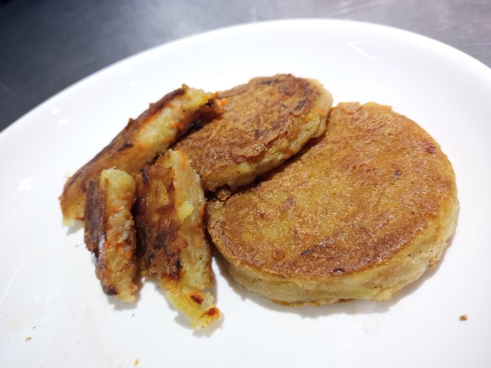 土豆胡萝卜丝饼的做法