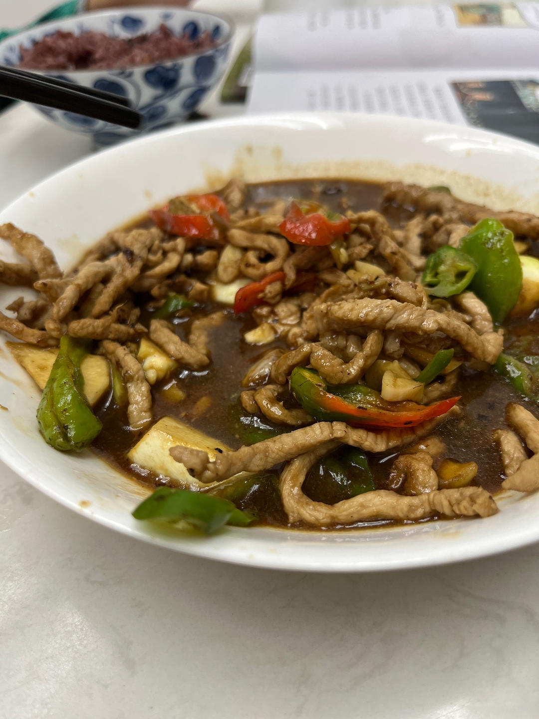 青椒牛肉丝