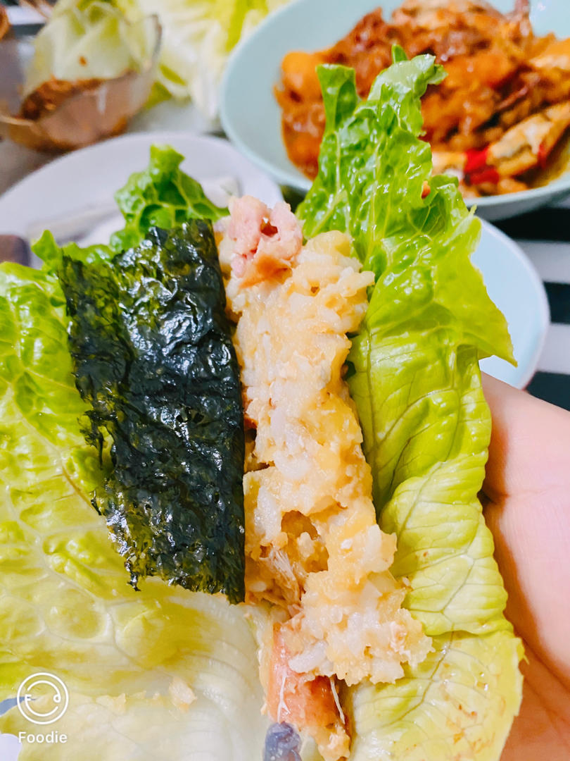 好吃的东北拌饭(饭包)