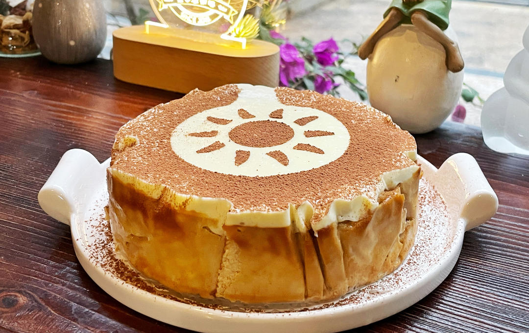 🌟零失败香醇丝滑|生椰拿铁巴斯克蛋糕🍰