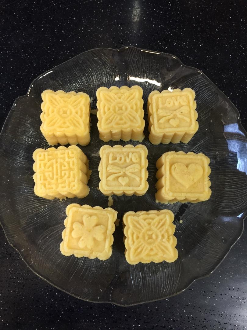 一次成功的免烤绿豆糕，香甜软糯，清凉解暑