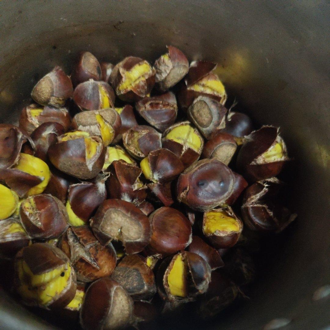 高压锅炒板栗