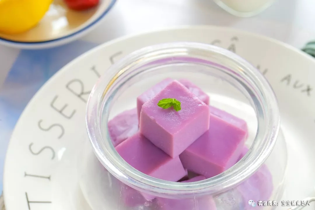 紫薯小布丁  宝宝辅食食谱