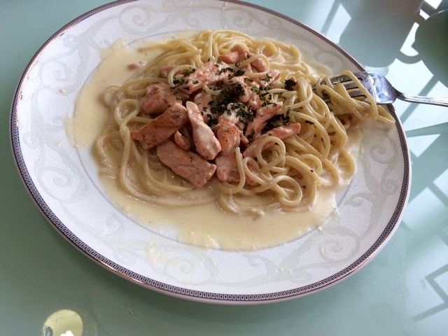 三文鱼意面