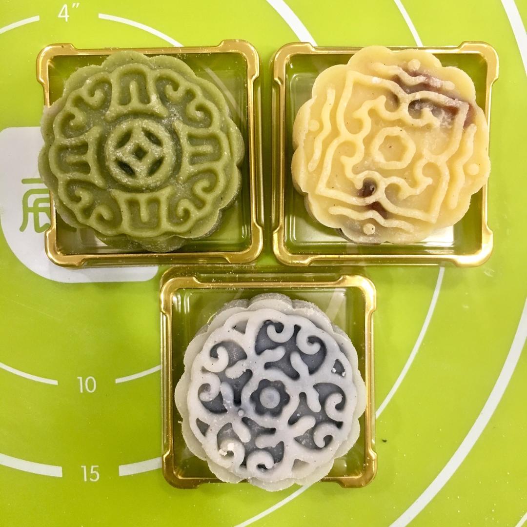 蔓越莓绿豆糕