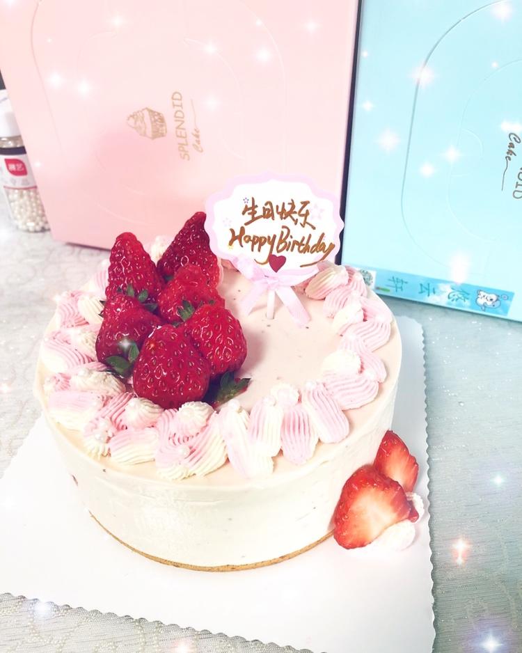 《Tinrry+》草莓奶油蛋糕（8寸配方）