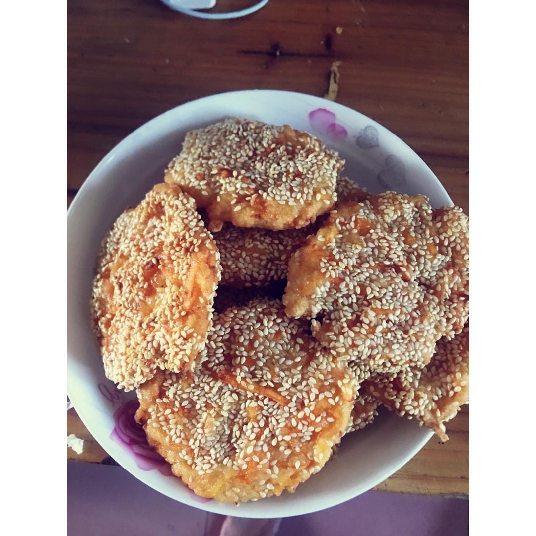 奶香红薯饼