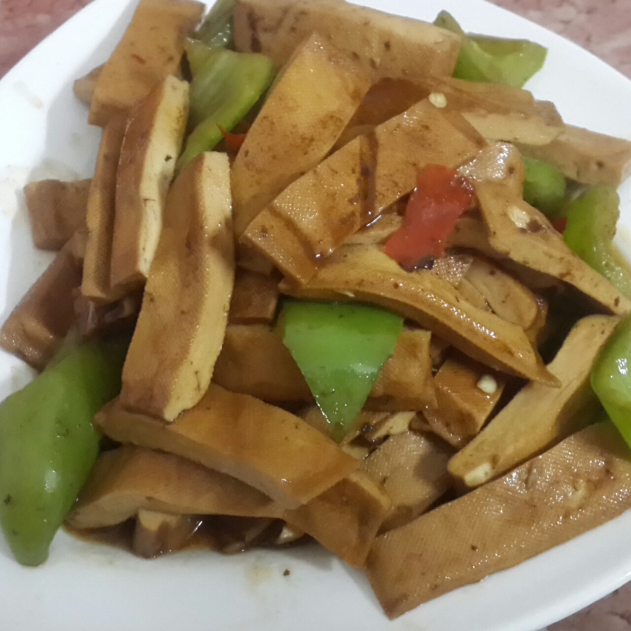青椒豆腐干
