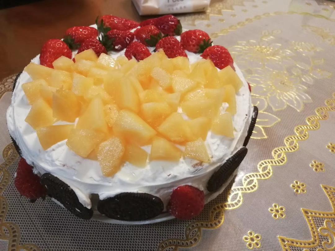 八寸戚风蛋糕（生日蛋糕坯）附六寸配单