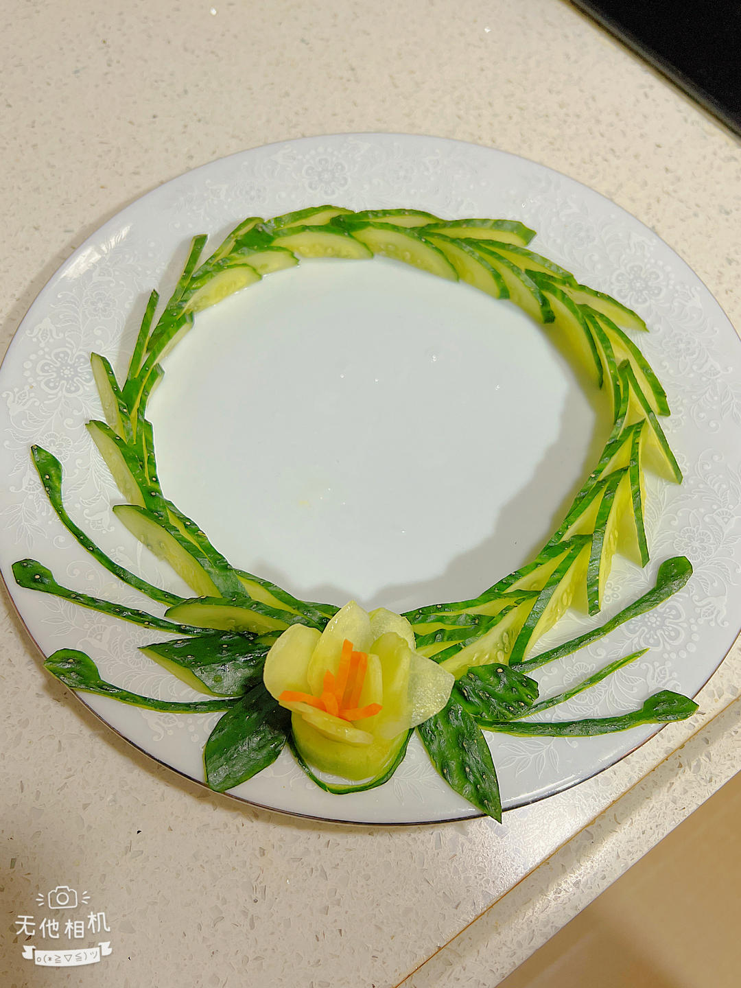 年夜饭系列之黄瓜花拼盘