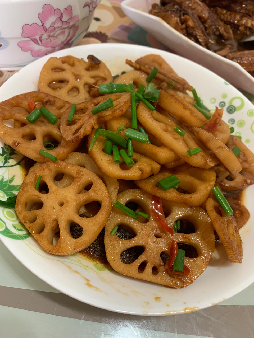 爆炒连藕