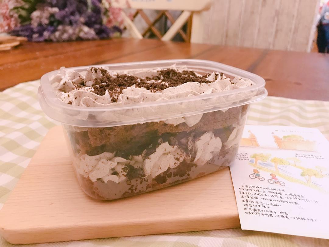好吃到流泪的奥利奥咸奶油盒子蛋糕