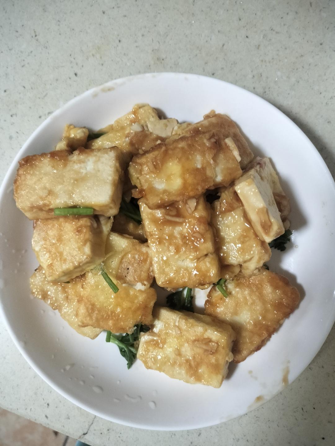 无敌好吃的香煎豆腐