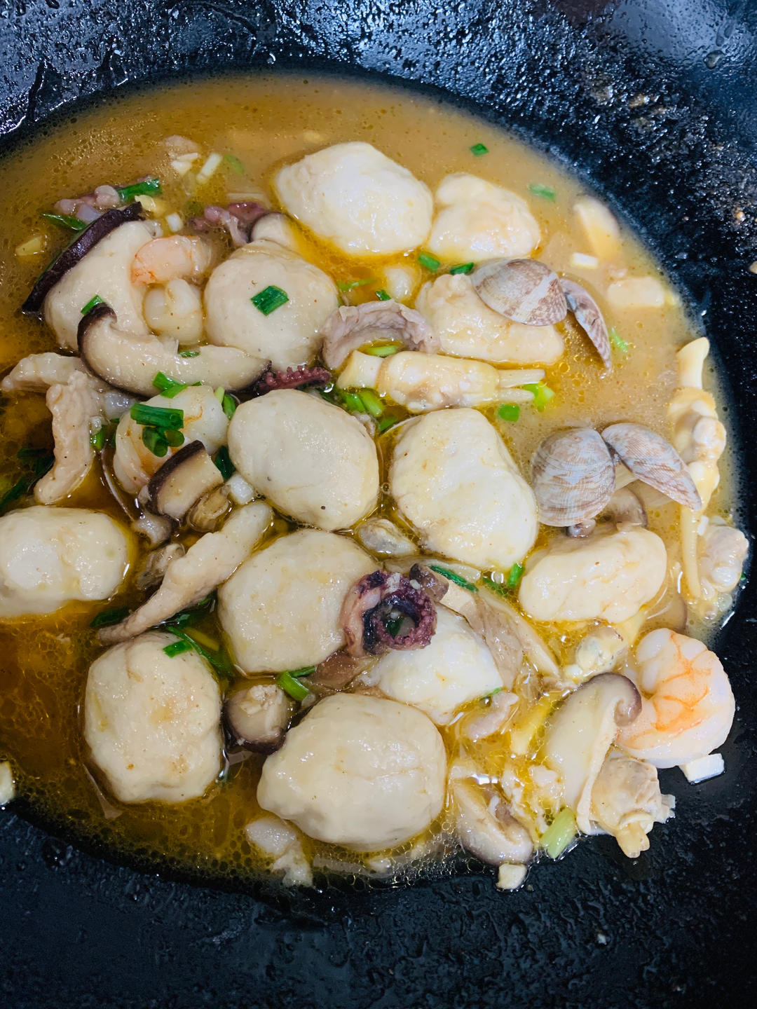 潮汕海鲜捞面🍜在家复刻啦