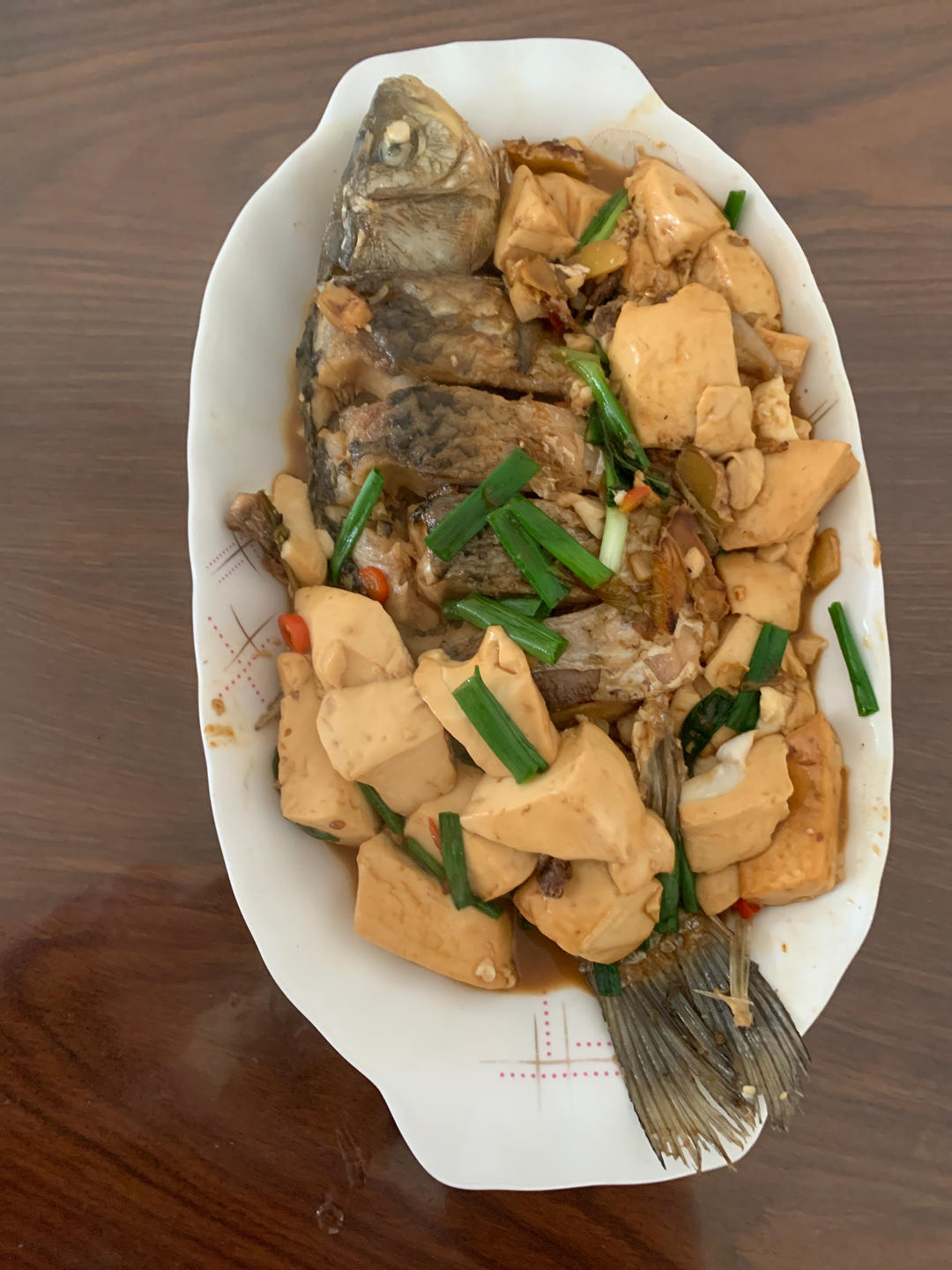 新手入门级：红烧豆腐鲫鱼