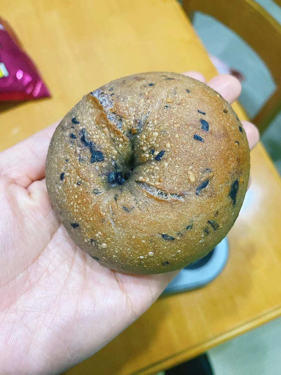 蓝莓🫐乳酪贝果🥯/步骤详细/简单好做