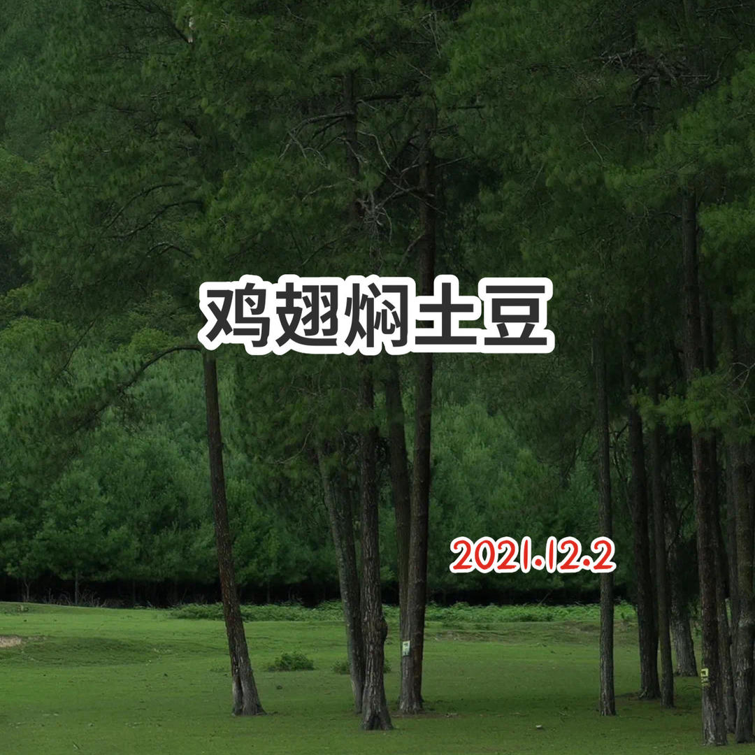 鸡翅焖土豆，超下饭