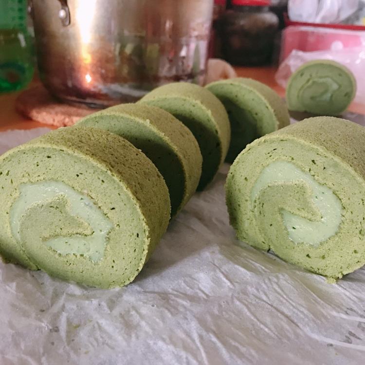 日式抹茶蛋糕卷