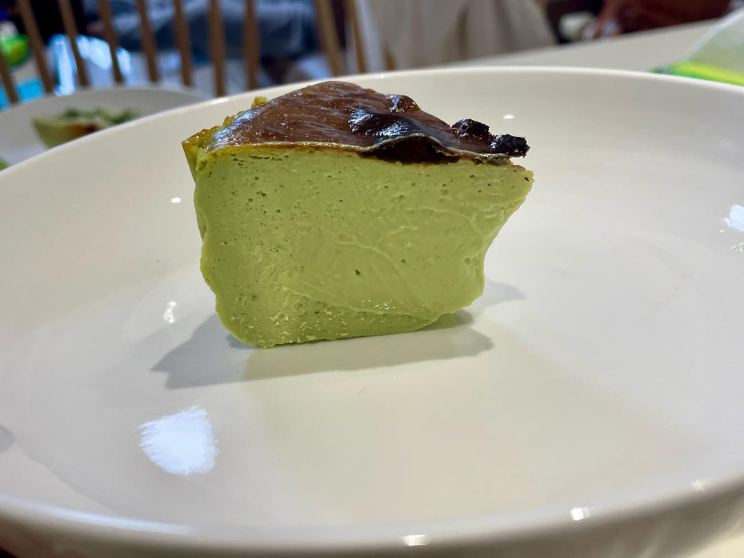 流心抹茶巴斯克芝士蛋糕
