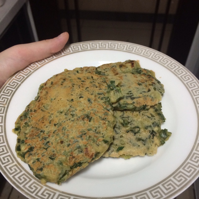 韭菜鸡蛋饼