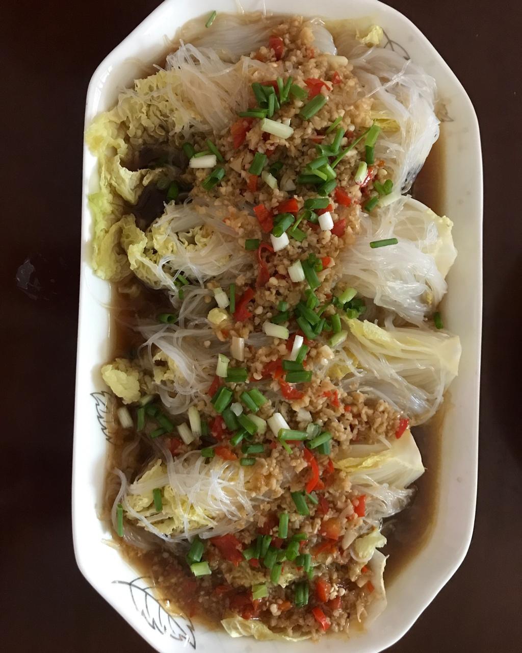 蒜蓉粉丝蒸娃娃菜