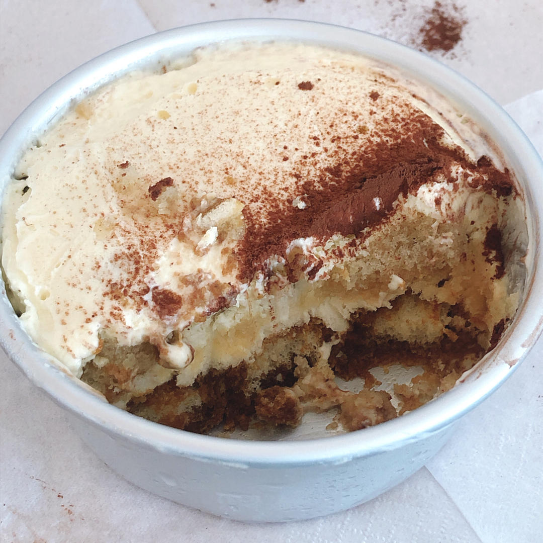 在欧洲学会的经典版提拉米苏