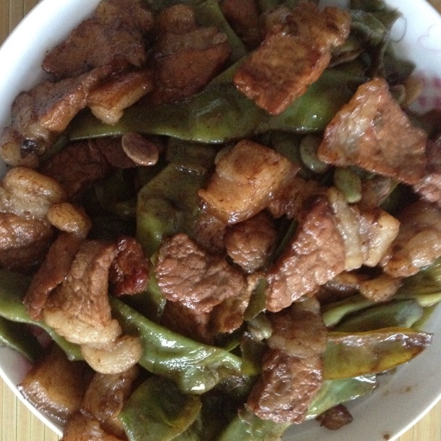 豆角炖肉