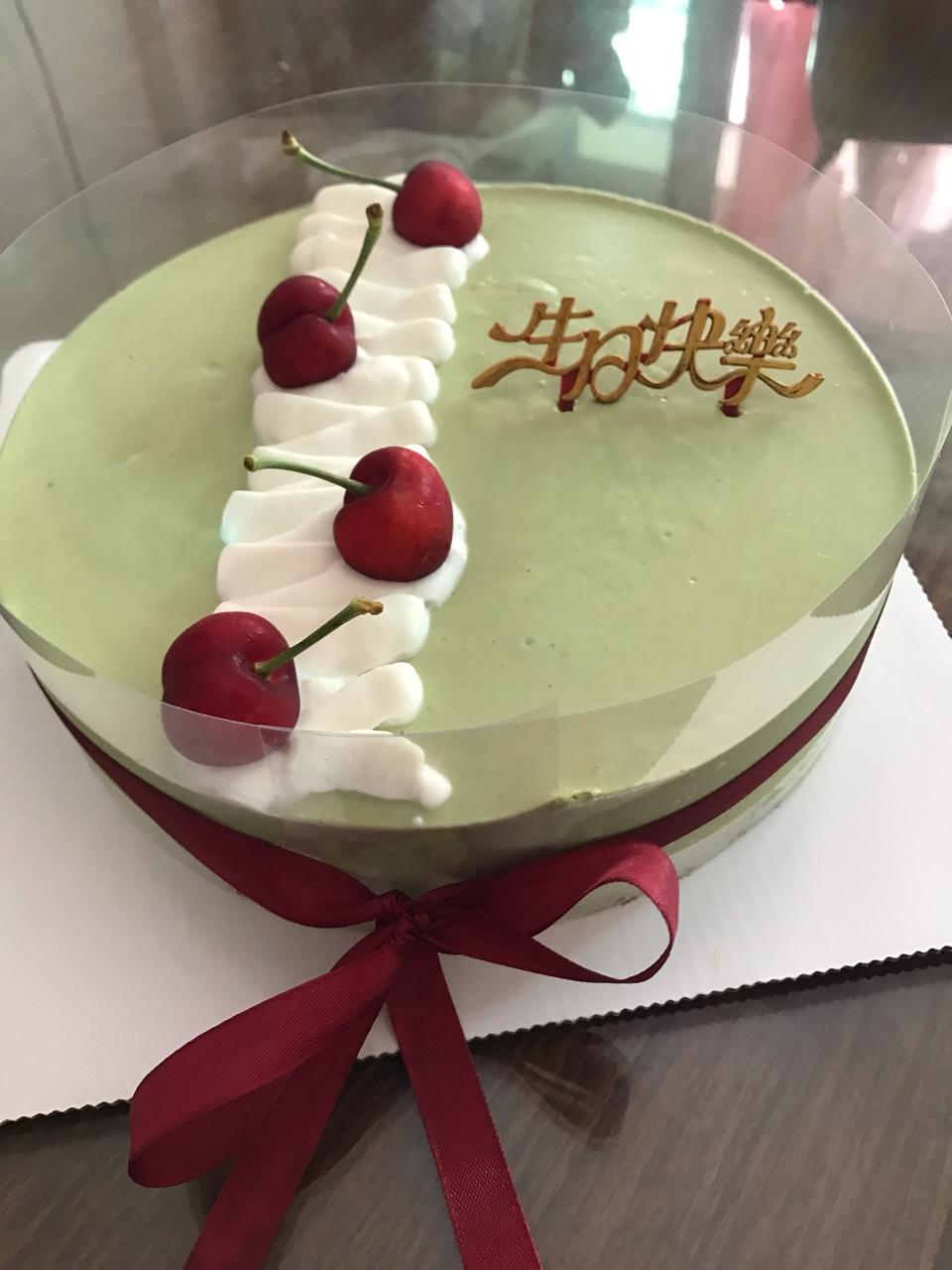 酸奶绿茶芝士蛋糕8寸