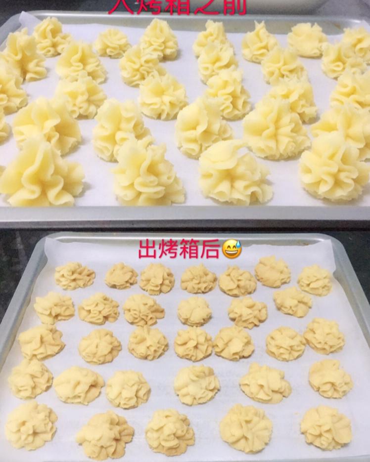 被业界猜了很久的网红牛油小花曲奇配方，酥的掉渣
