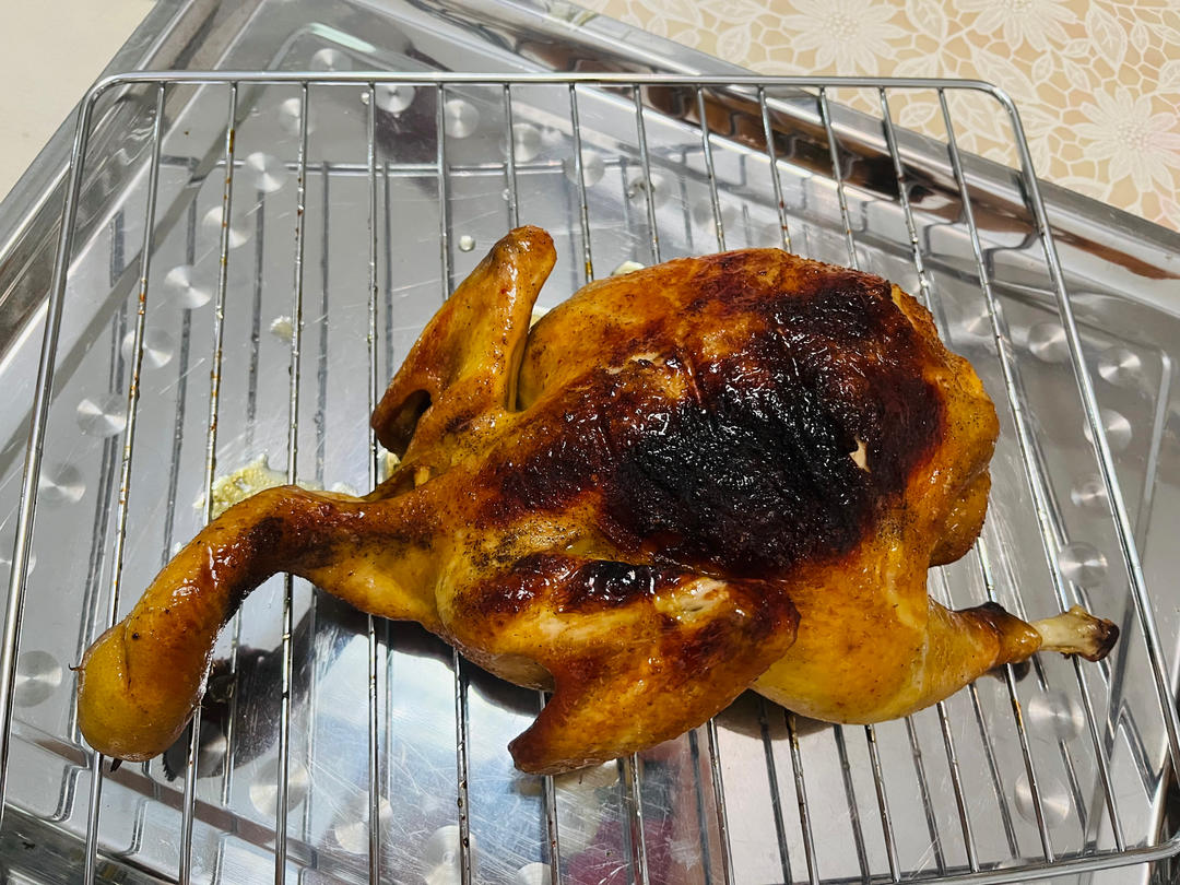 袋袋烤鸡--自制腌料+脆皮秘籍