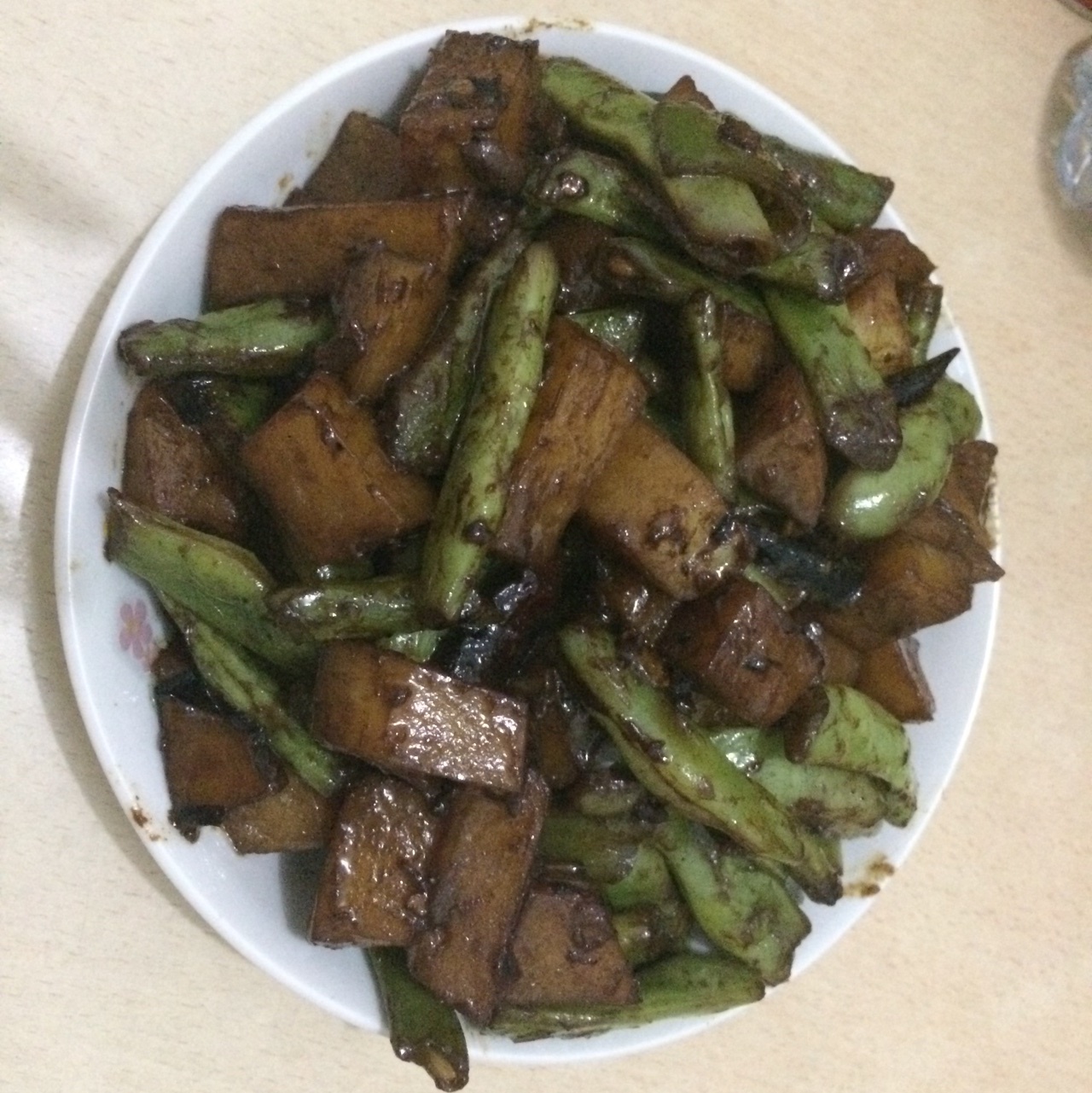 土豆炖豆角