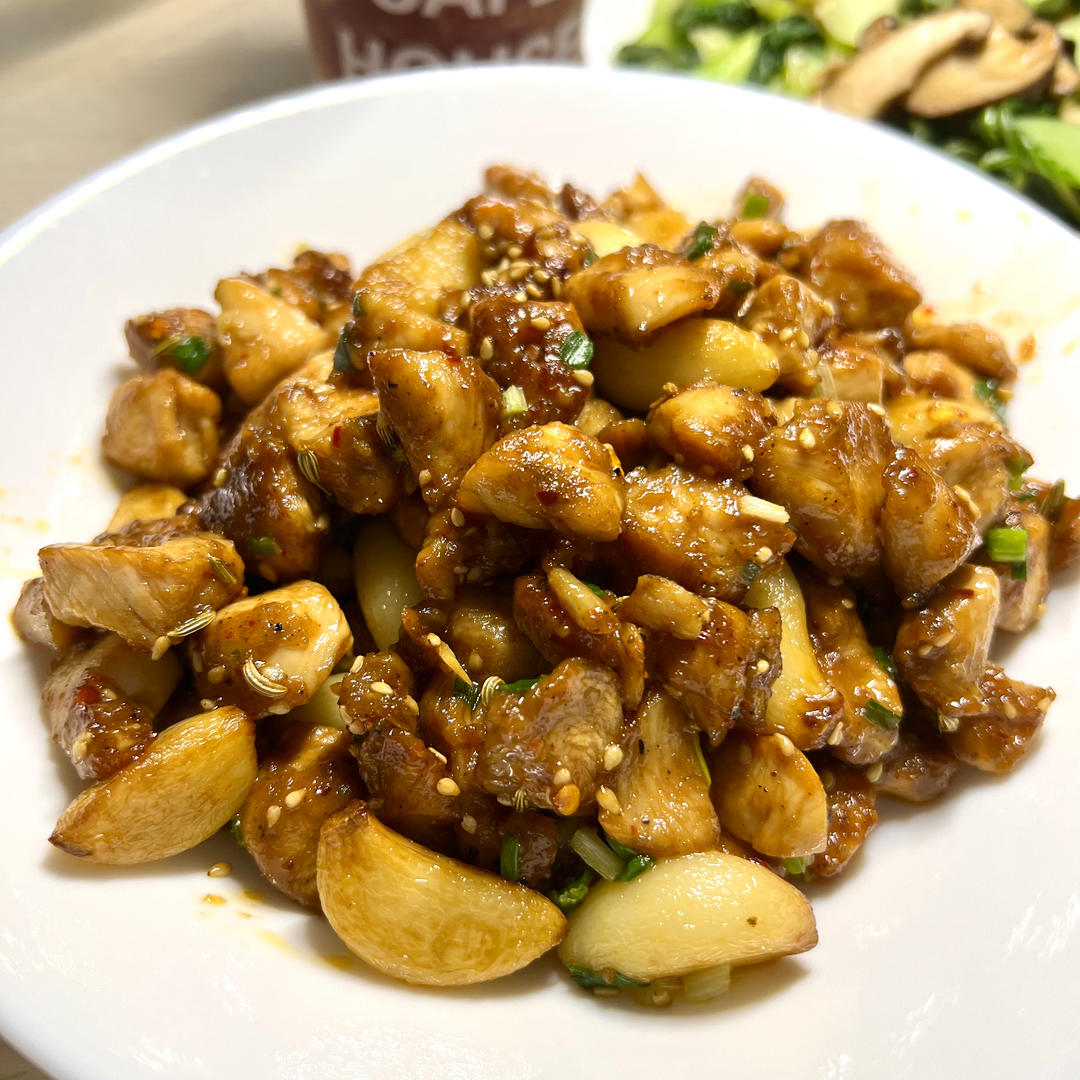 孜然蒜香鸡胸肉