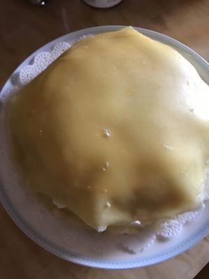 榴莲千层蛋糕（8寸）的做法 步骤4