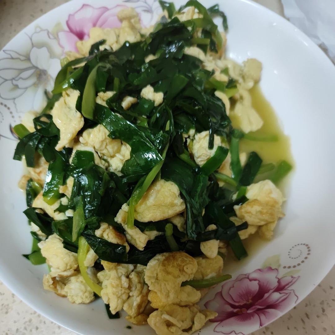 韭菜炒鸡蛋——三分钟快手下饭菜 掌握火候的秘诀
