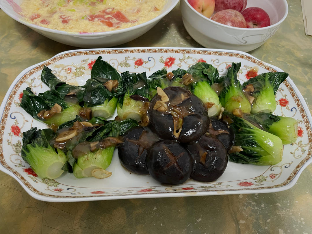 蚝油香菇小油菜
