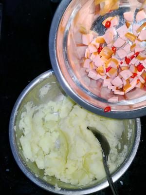 黑椒芝士焗土豆泥的做法 步骤5