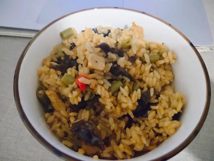 电饭煲豆角焖饭