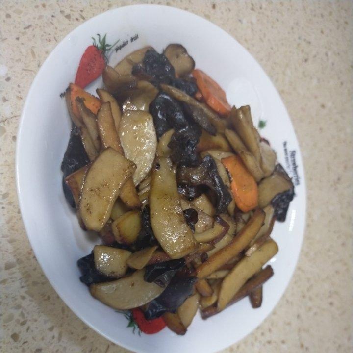 孜然黑椒杏鲍菇