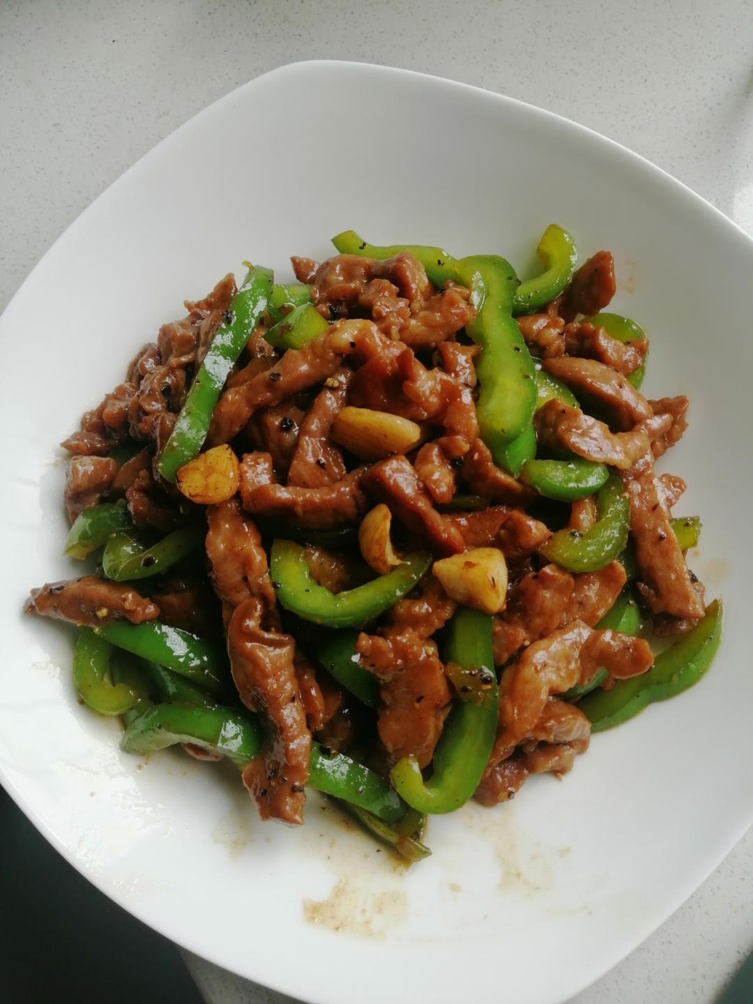 杭椒牛柳黑椒牛柳 终于找到炒出嫩牛肉的办法了 肉片肉丝都适用