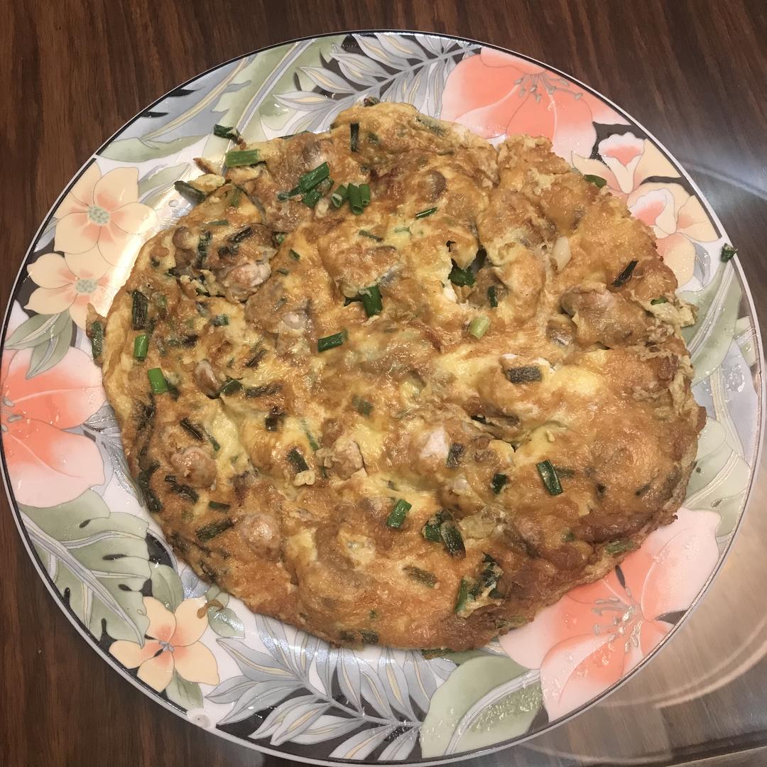 鸡蛋煎生蠔的做法