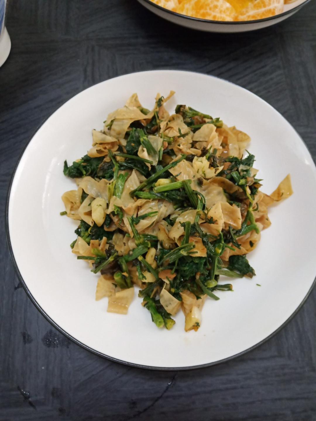 芹菜炒豆皮