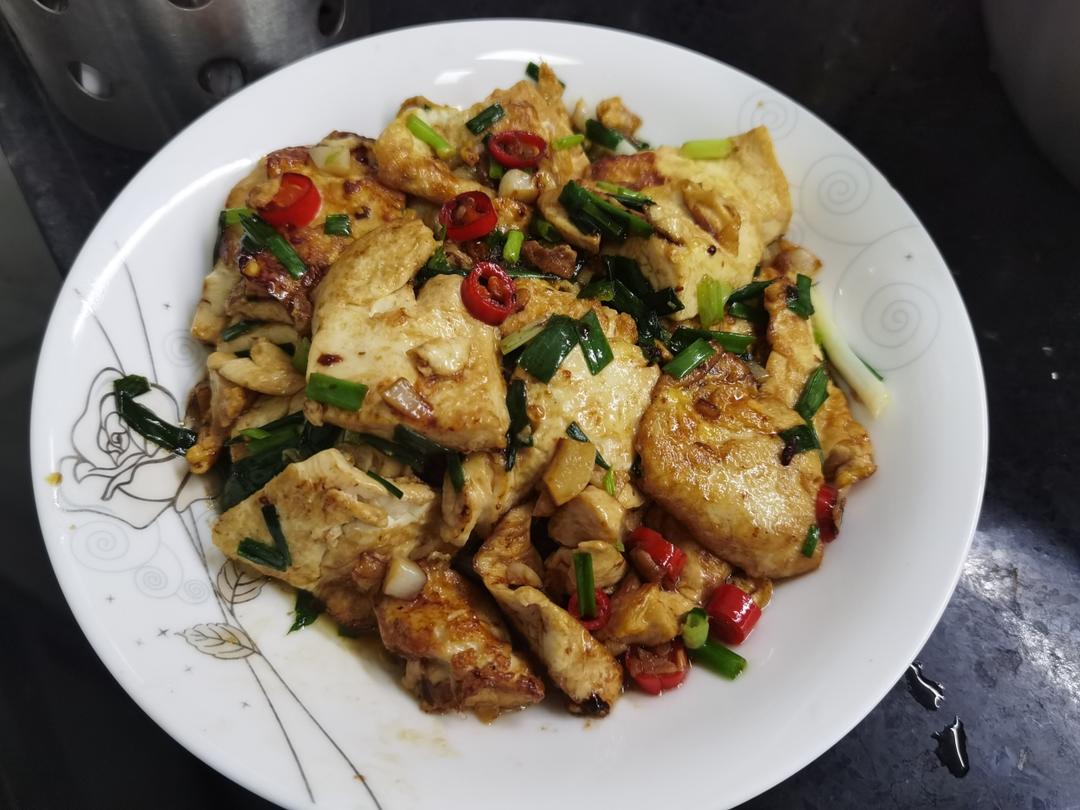 焖煎豆腐
