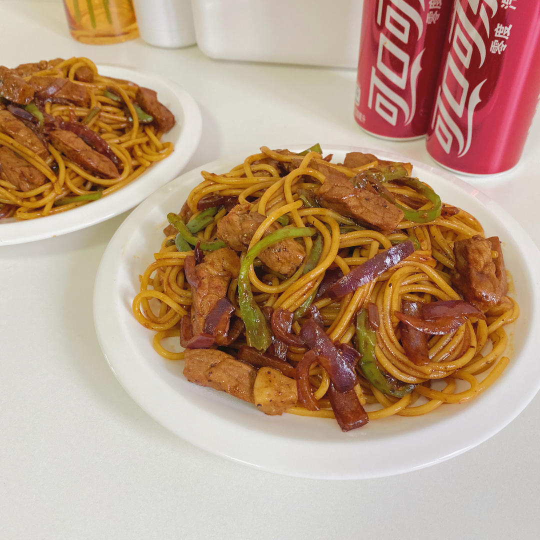 秒杀西餐厅黑椒牛排意面🍝