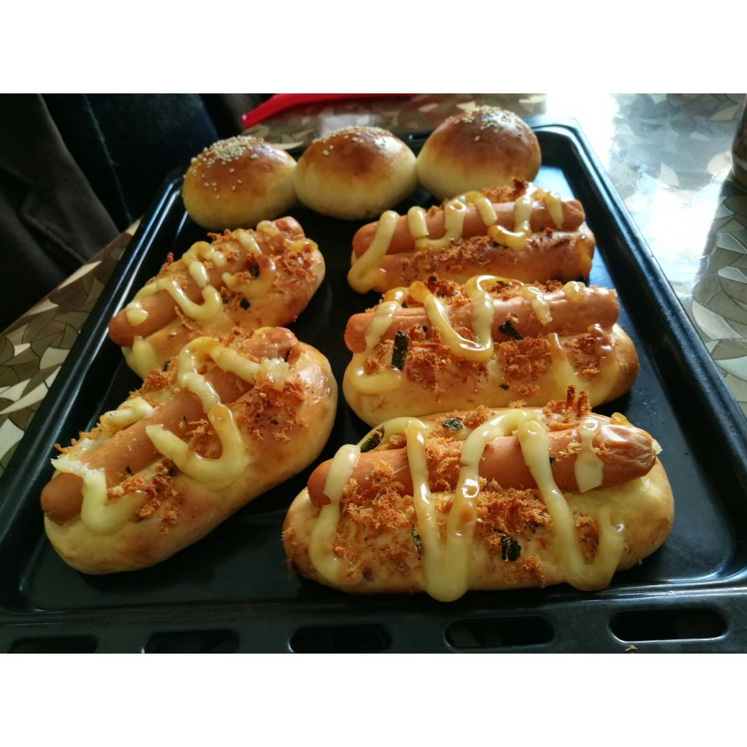 热狗面包