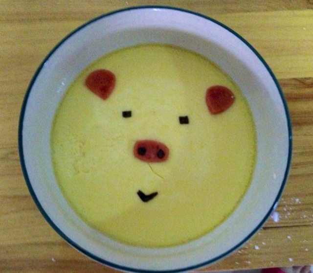 小猪蛋羹