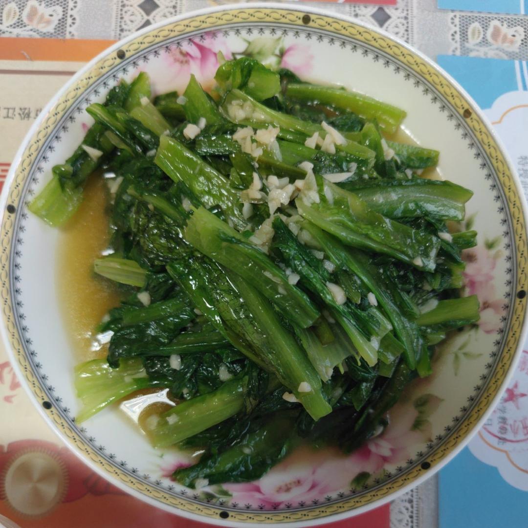 蒜蓉油麦菜（蚝油）