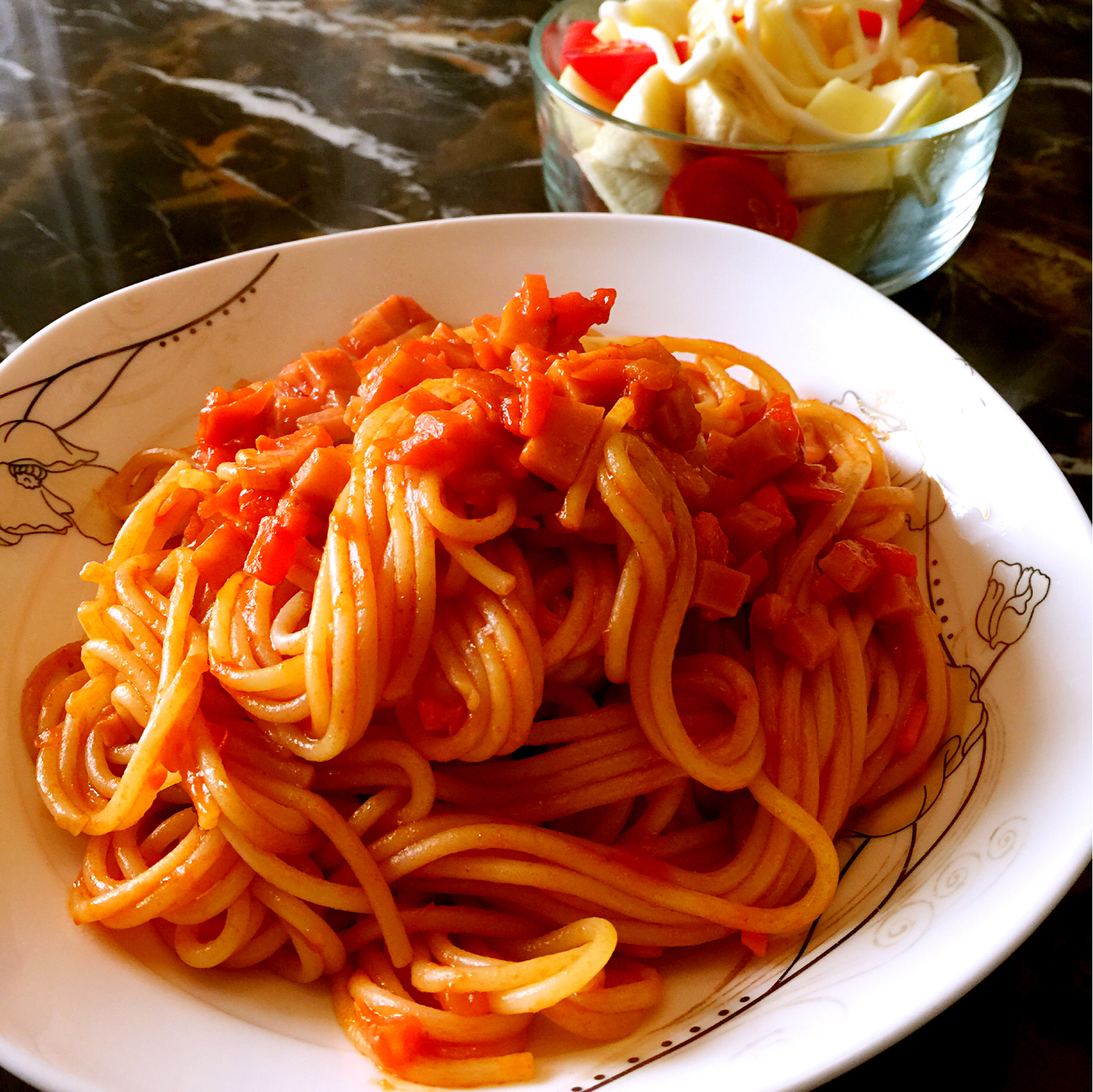 培根番茄意大利面