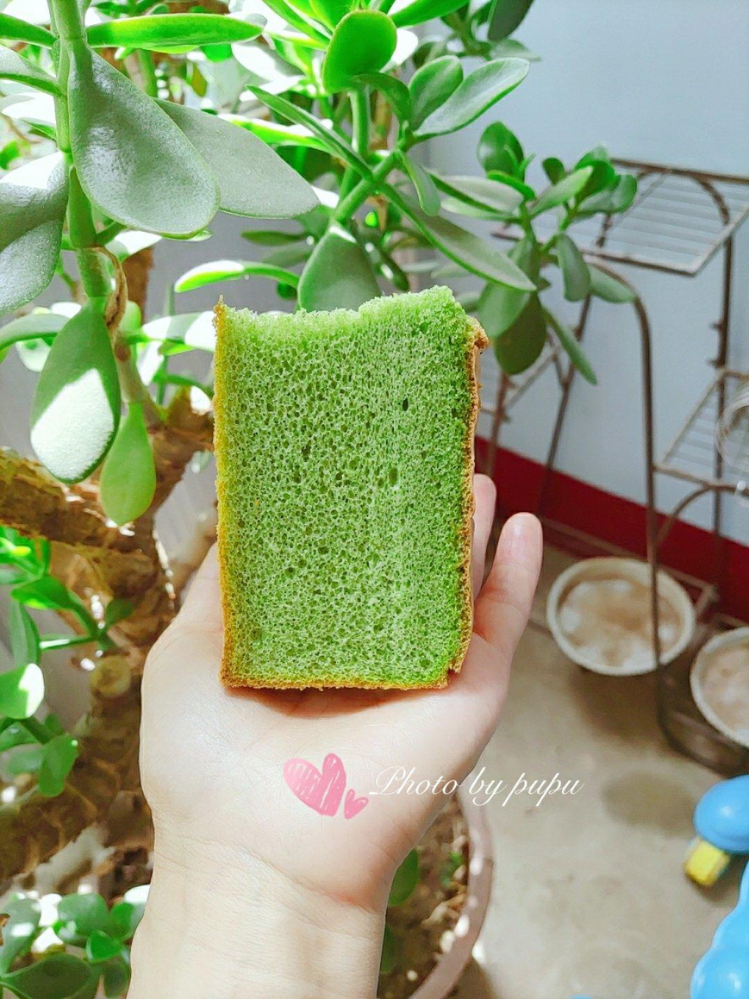 菠菜汁戚风蛋糕