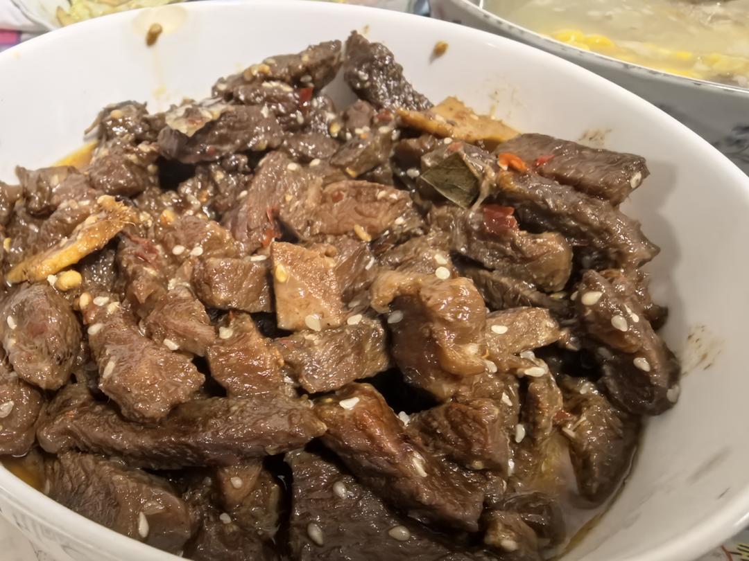 正宗湖南麻辣牛肉～